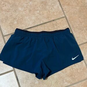 Nike Women's Dark Blue Athletic Shorts